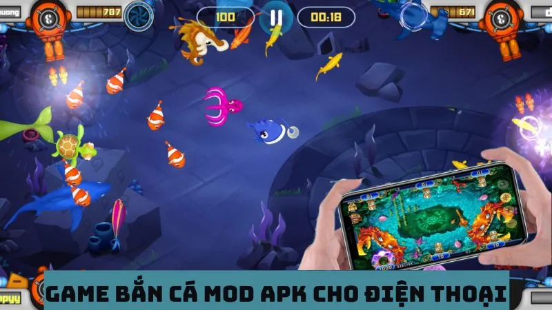 Bắn cá Mod APK: Tải game và đi săn cá, nhận thưởng khủng 2 Bắn cá Mod phiên bản apk cho điện thoại