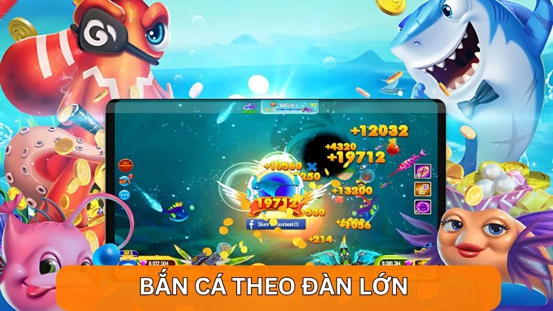 Cách bắn cá ăn tiền: Bí quyết giúp bạn thắng lớn tại Alo789 4 Nên bắn cá khi chúng xuất hiện theo đàn lớn