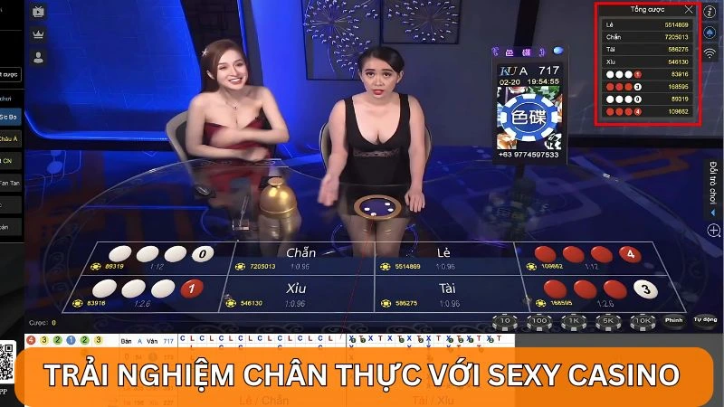Live Xóc Đĩa Alo789 – Trải nghiệm cảm giác cá cược trực tiếp 6 Trải nghiệm chân thực với Sexy Casino